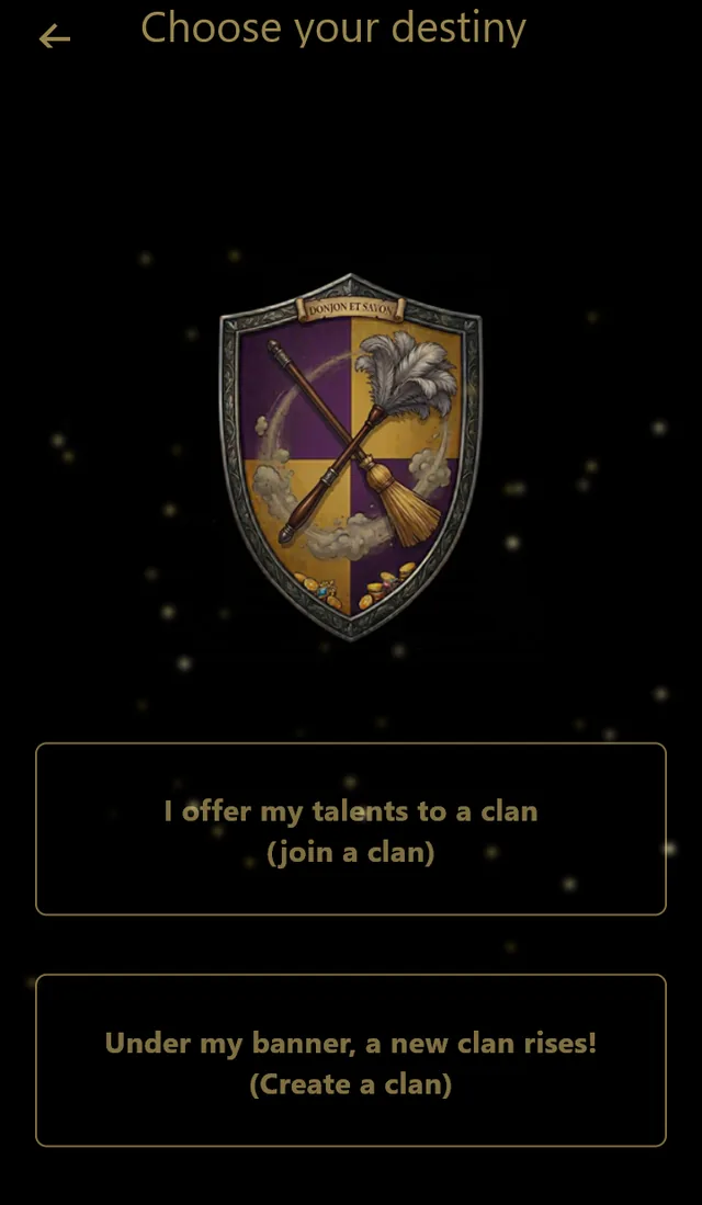 Choose your destiny: join a clan or found one