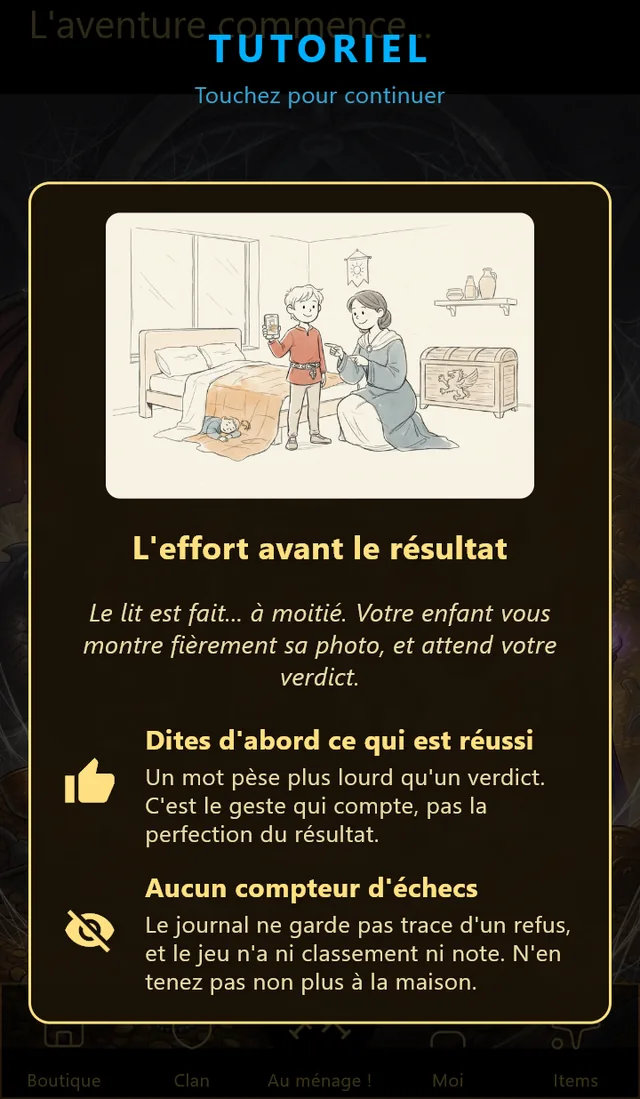 Le guide du parent : l'effort avant le résultat