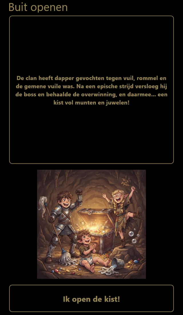 Het openen van de buit: het verhaal van de strijd