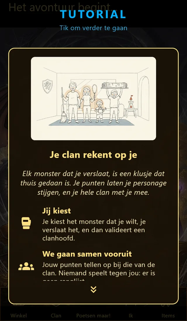 De avonturiersgids: je clan rekent op je
