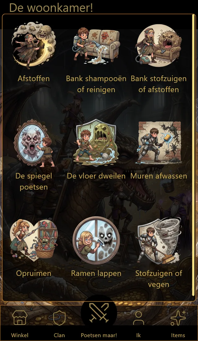 De monsters van de woonkamer