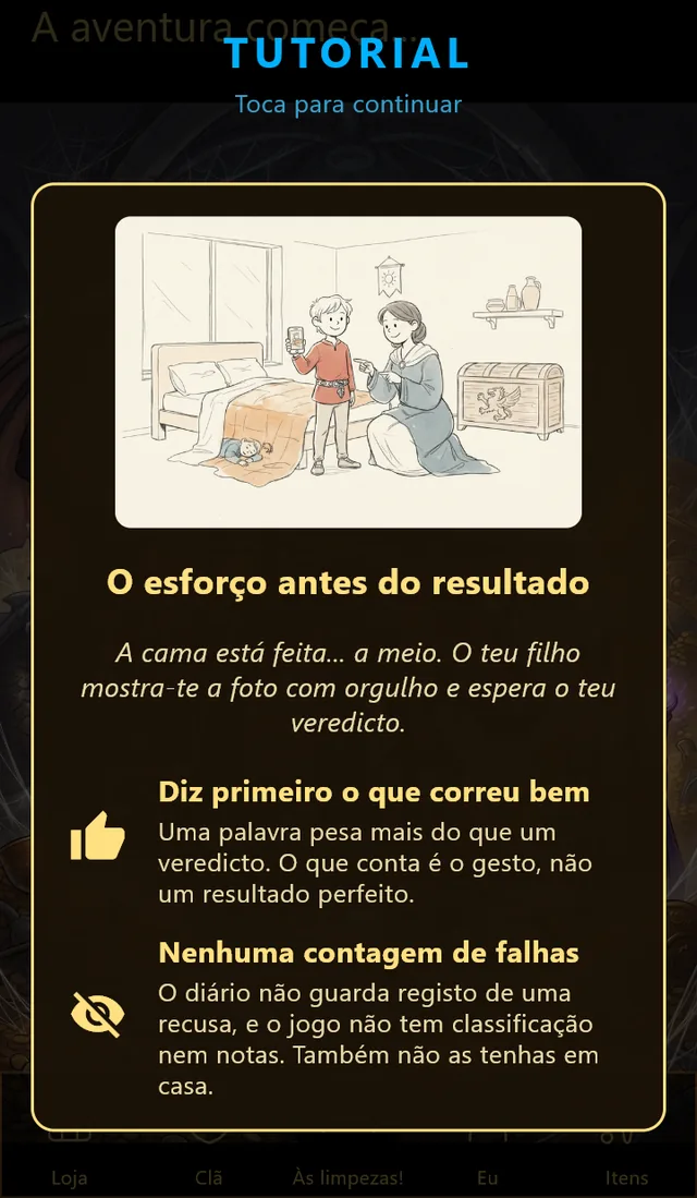 O guia para pais: o esforço antes do resultado