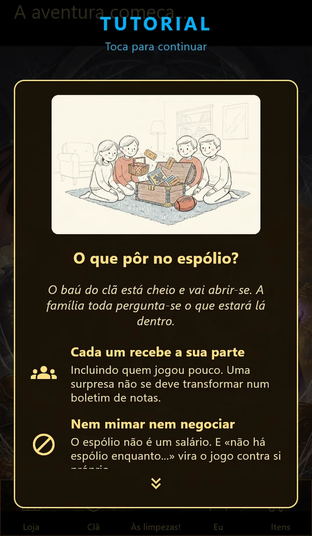 O guia dos pais: o que pôr no espólio?