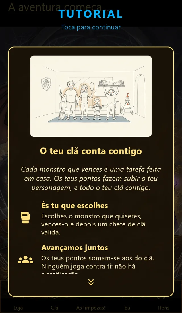 O guia do aventureiro: o teu clã conta contigo